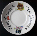 Roy Kirkham Frühstückstasse mit Untersetzer, Cat Walk