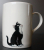 Roy Kirkham Kaffeebecher "Typ Lucy" Cats, schwarzweiß