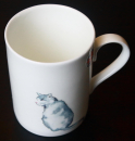 Roy Kirkham Kaffeebecher Typ Lucy Cats, grau