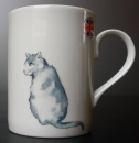 Roy Kirkham Kaffeebecher "Typ Lucy" Cats, grau