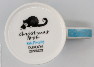 Dunoon Kaffeebecher Weihnachtspost Katze, Bute, 0,3 l