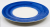 Edelweiss Keramik Kaffeetasse mit Untertasse Riga 0,2 L blau