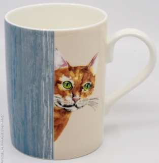Roy Kirkham Henkelbecher "Typ Lucy" Cat Through The Door, Ginger