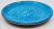Edelweiss Keramik Frühstücksteller Colors 21cm blau