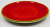 Edelweiss Keramik Frühstücksteller Colors 21cm rot