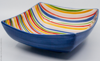 Edelweiss Keramik Servierschale Riga 21cm blau