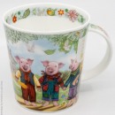 Dunoon Henkelbecher Fairy Tales III, Pigs/3 kleine Schweinchen, Lomond, 0,32 l