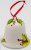 Edelweiss Keramik Weihnachtsglöckchen Motiv 1 6cm