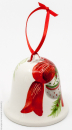 Edelweiss Keramik Weihnachtsglöckchen Motiv 9 6cm