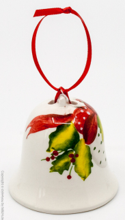 Edelweiss Keramik Weihnachtsglöckchen Motiv 10 6cm