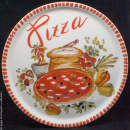 Edelweiss Porzellan Pizzateller 33cm Bassano Rosso/Rot