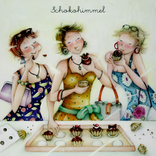 Holzbilder mit Motiven von Berni Parker Schokohimmel